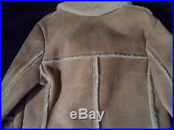Vintage SAWYER OF NAPA Shearling Western Style Coat - Sz 42 - Exc Condition
