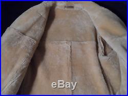 Vintage SAWYER OF NAPA Shearling Western Style Coat - Sz 42 - Exc Condition