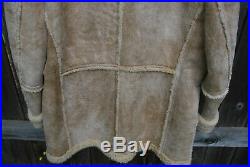 Vintage Sawyer of Napa Shearling Sheepskin Cowboy Ranch Coat Jacket Western 48L