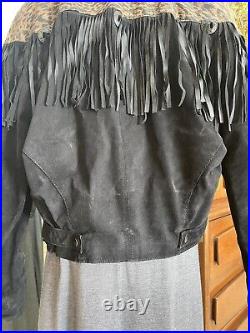 Vintage Womans Western Style Suede Jacket Size M