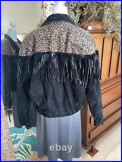 Vintage Womans Western Style Suede Jacket Size M