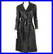 Vintage-Womens-S-Long-Black-Leather-Coat-Steampunk-Goth-Western-60s-70s-Sexy-01-xf