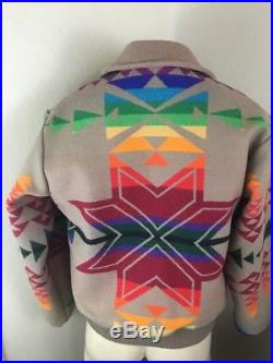 Vntg Men's M PENDLETON Southwest Aztec High Grade Western Wool Coat Jacket USA