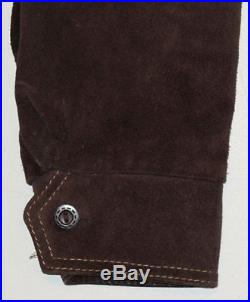 Vtg 60s/70s Men's Pioneer Chimayo Split Leather Jacket 44 Indian Hippie Western