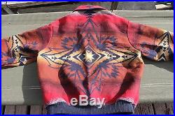 Vtg PENDLETON JACKET indian blanket COAT HIGH GRADE Western Wear XL wool USA