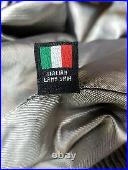 Vtg Pelle Moda Italian Lamb Skin Coat Jacket Size 2xl Mens Cowboy USA Western