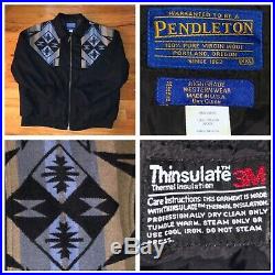 Vtg Pendleton High Grade Western Wear Wool Aztec Southwestern Jacket Sz XXL USA