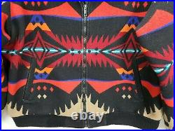 Vtg Pendleton High Grade Western Wear Wool Bomber Jacket Coat Southwest Aztec XL