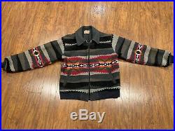 Vtg. Pendleton Western Wear High Grade Wool Jacket Aztec Native Tribal Medium