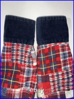 Vtg Plaid Flannel Corduroy Western Jacket Camp Hippie Country Rockabilly Grunge