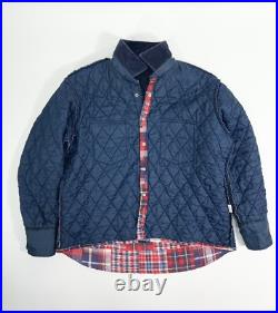 Vtg Plaid Flannel Corduroy Western Jacket Camp Hippie Country Rockabilly Grunge