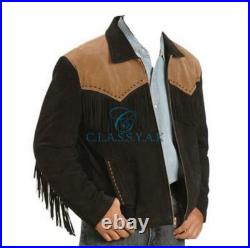 Western Leather Jacket for Men Suede Leather Western Leather Jacket for Men Suede Leather