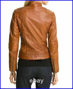Western Look Women Casual Outfit Soft Coat Authentic NAPA Natural Leather Jacket