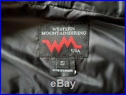 Western Mountaineering Down Jacket Black Size S