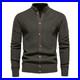 Western-Stand-Collar-Knitted-Mens-Knitwear-Sweater-Short-Coat-Jacket-Button-Size-01-iip