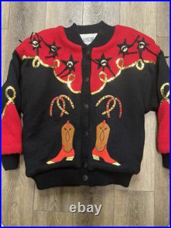Western Varsity Fierce Lined Jacket Size Large