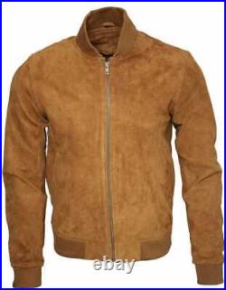 Western Wear Buckskin Suede Leather Coat Handmade Native American Jacket