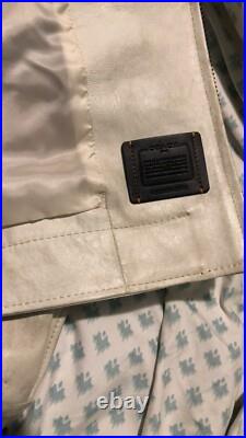 White coach leather western jacket basically new, authentic White coach leather western jacket basically new, authentic