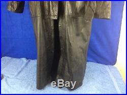 Wilson Leather Western Duster Trench Coat withLiner Men's size Large