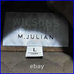 Wilsons Leather Coat Supernatural Dean Winchester Jacket Sz. L Cowboy M. Julian