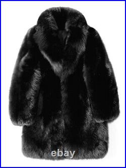 Winter Fox Fur Coat Men's Mink Coat Full Mink Fur All-in-one Mid-length Jacket