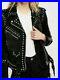 Women-Black-Western-Cowgirl-Style-Suede-Leather-Jacket-Tips-Studs-Zipper-01-jv