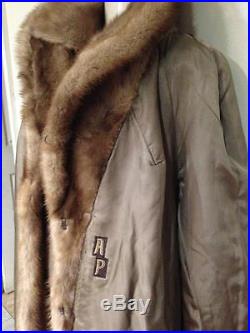 Women's Outerwear Winter Genuine real Mink Fur long Coat Jacket plus fits XL/ 1X