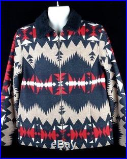 Women's PENDLETON South Western Native Indian Blanket Wool Coat sz XL jacket