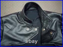 Women's Real Lambskin Leather Cropped Motor Shrug Biker Jacket Long Sleeves Coat