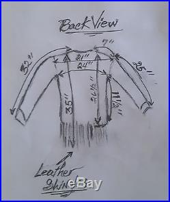 Women's Western Leather Shingled jacket Black/Brn Plus Size XL