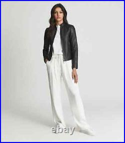 Women's black Leather Jacket Soft Genuine Lambskin Slim Fit leather Jacket-169 Women's black Leather Jacket Soft Genuine Lambskin Slim Fit leather Jacket-169