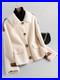 Womens-100-Wool-Lamb-Fur-Shearling-Short-Coats-Jackets-Overcoat-Single-Breasted-01-geb