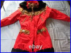 Womens Vtg Far West Authentic Western Style Long Winter Coat Sz M