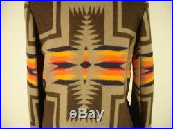Womens sz L Pendleton Southwest American Indian Blanket Western Wear Jacket Coat