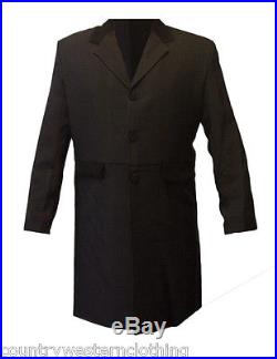Wyatt Earp Style Coat Tombstone Frock Jacket Authentic Replica Western Wear